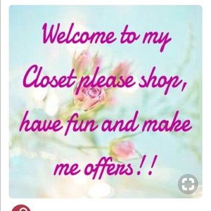 Welcome to my closet!